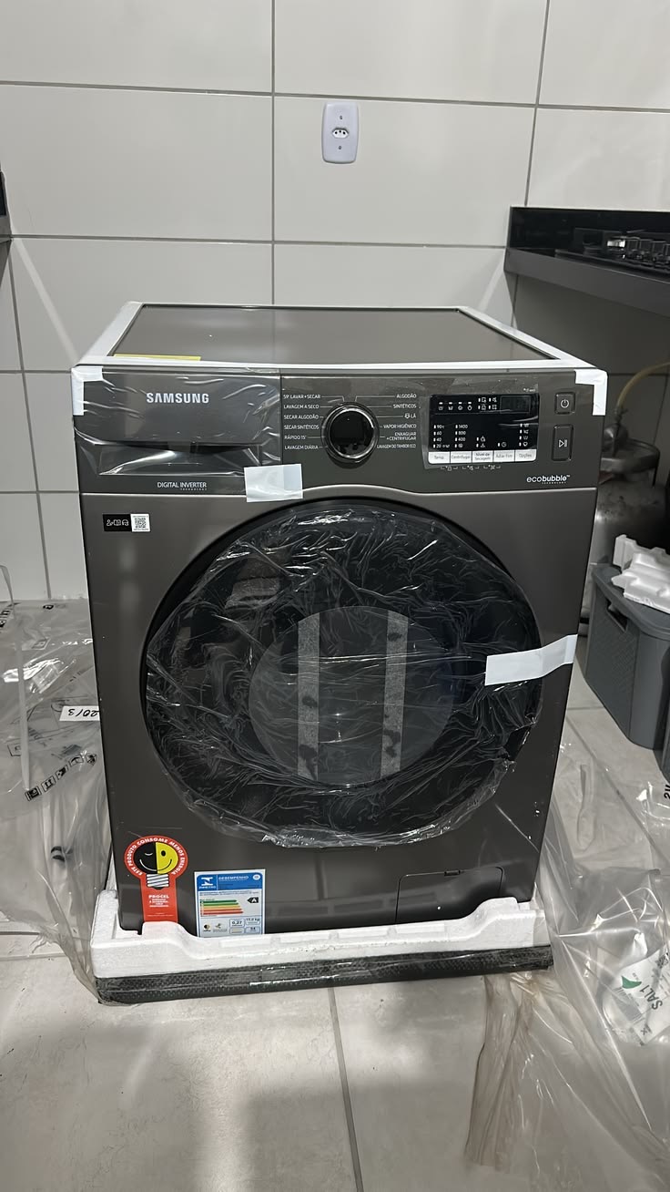 Samsung EcoBubble Digital Inverter front-loading washing machine,