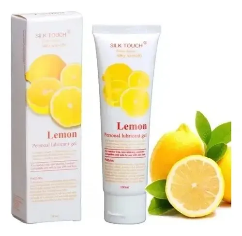 Silk Touch Lemon Personal Lubricant Gel 100ml 1