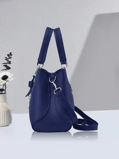 Blue handbag