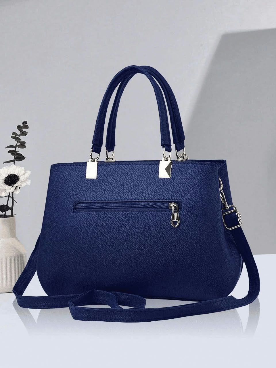 Navy blue handbag 1