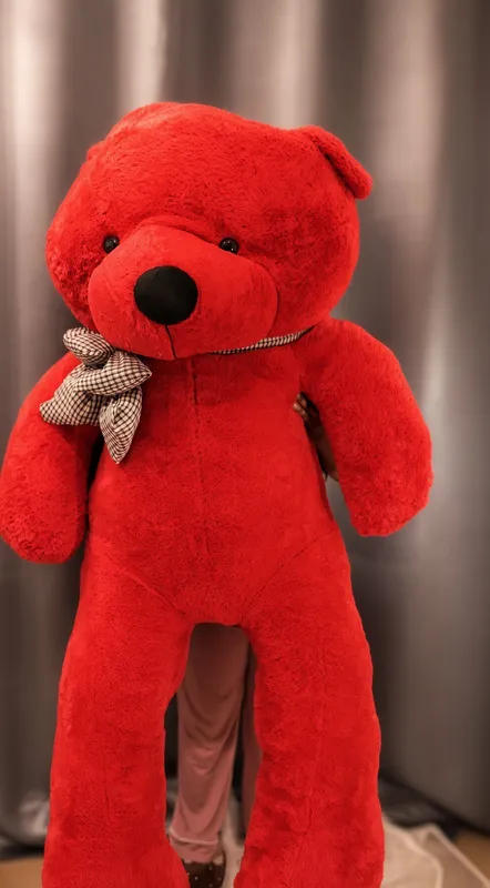 Giant red teddy 1