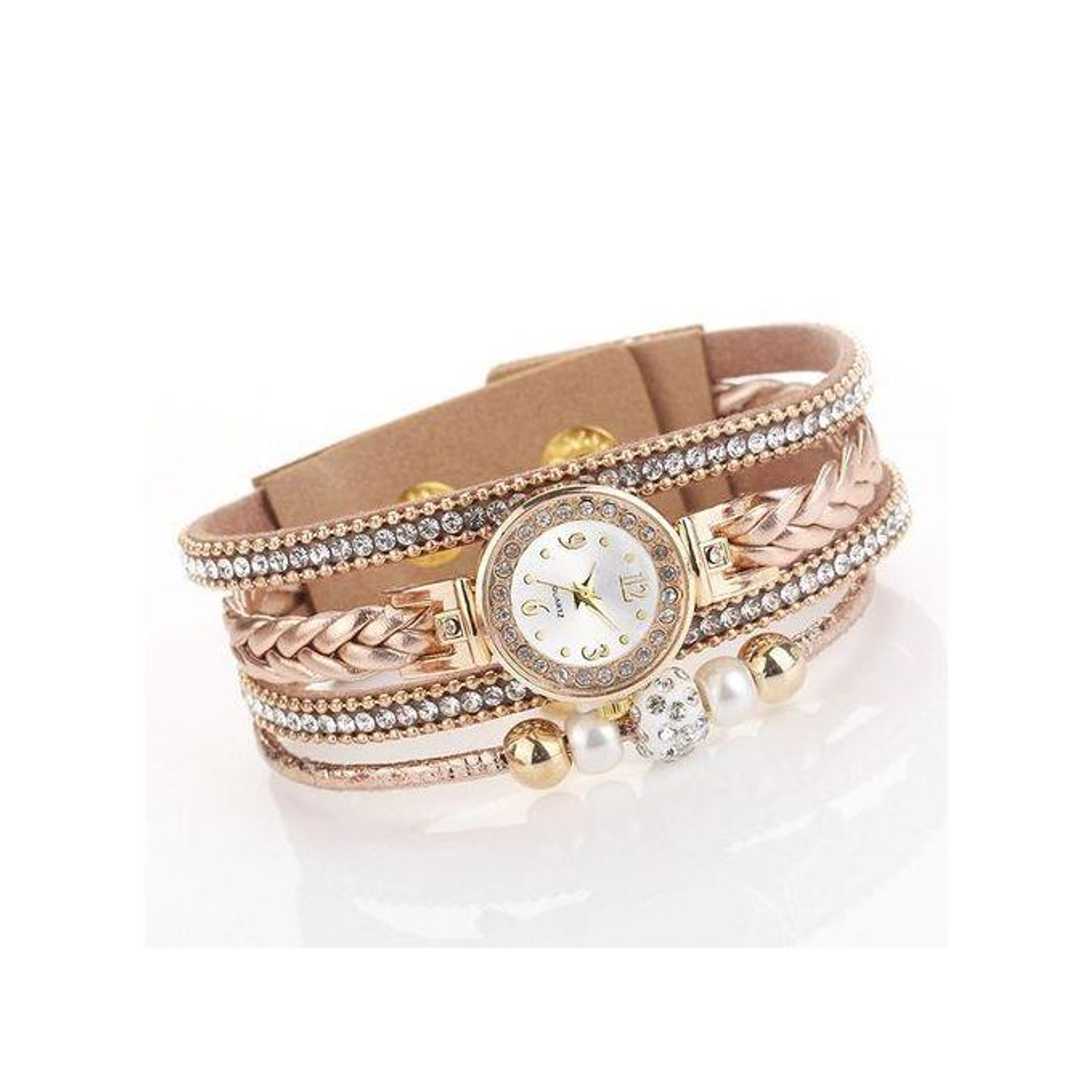 Ladies Wrist Watch Rose Gold