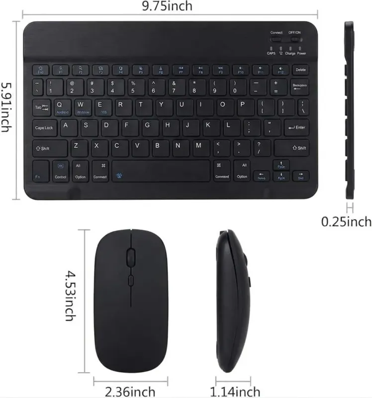 Ultra Slim Rechargeable Keyboard and mouse combo 1