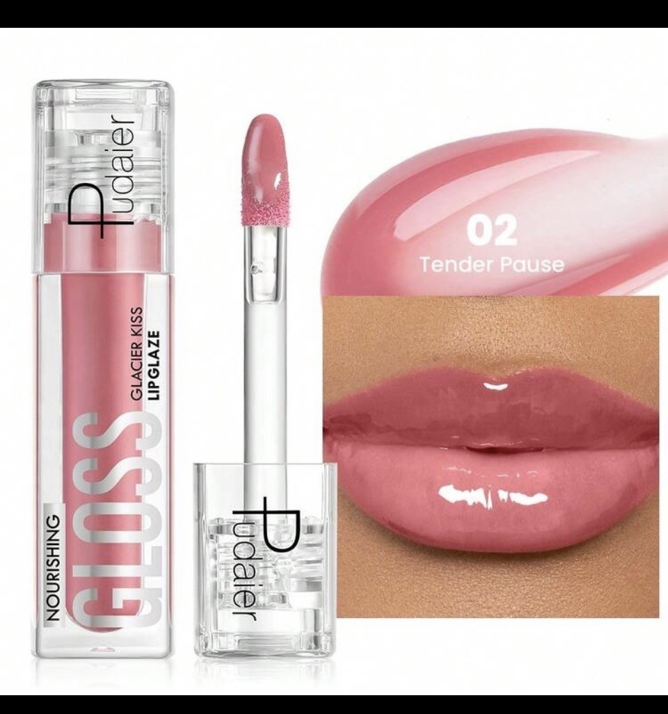 Pudaier Glacier Kiss Lip Glaze 02 Tender Pause 1
