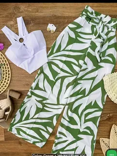 White One-Shoulder Bodysuit with Red Wide-Leg Pants Set 4