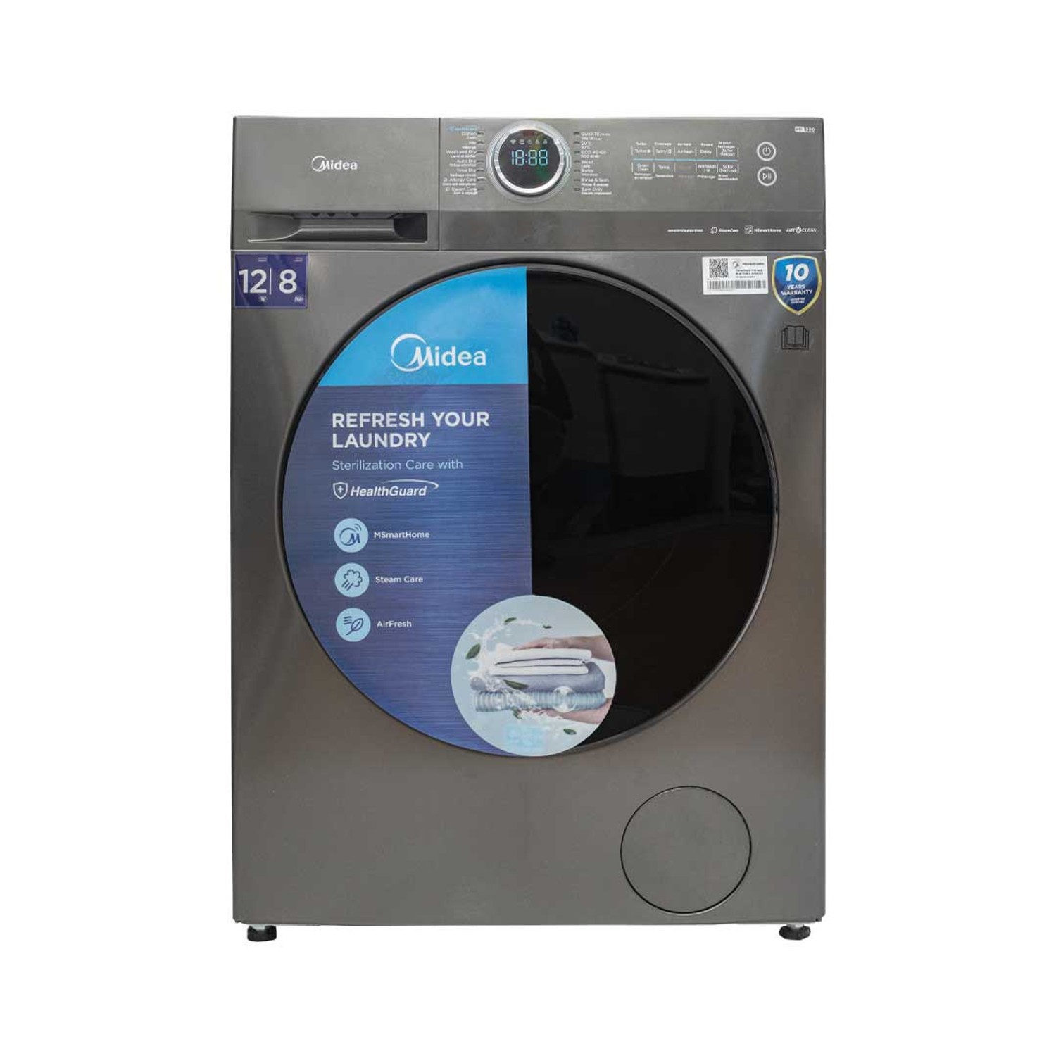 TCL Front-Load Washing Machine with Digital Display 3