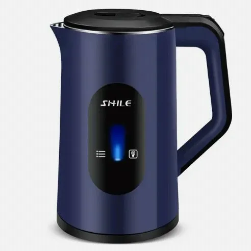 SHILE Electric Kettle - Blue with Indicator Light 1