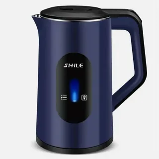 SHILE Electric Kettle - Blue with Indicator Light