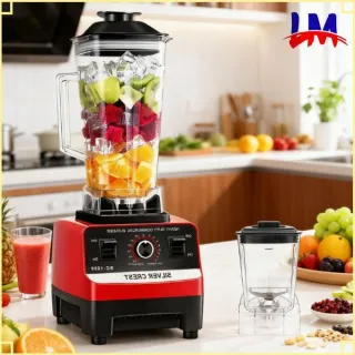 Silver Crest Heavy Duty Commercial Blender with Extra Jug