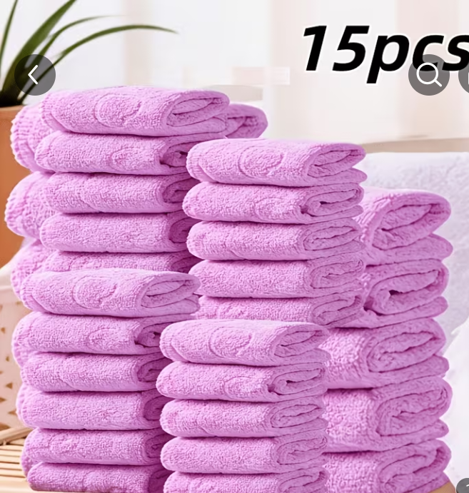 Purple Folded Towels Set of Multiple Pieces stack}}"}}"}} 1
