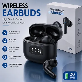 Wireless Bluetooth Earbuds – High Quality