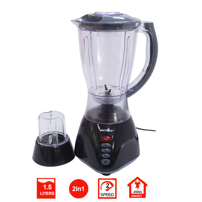 2-in-1 Electric Blender & Grinder
