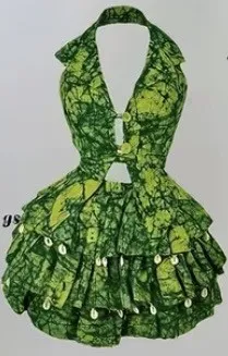 Ankara short dress 1