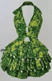 Ankara short dress