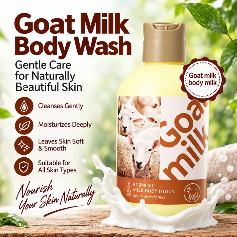 Kormesic Goat Milk Shower Gel 250ml 1