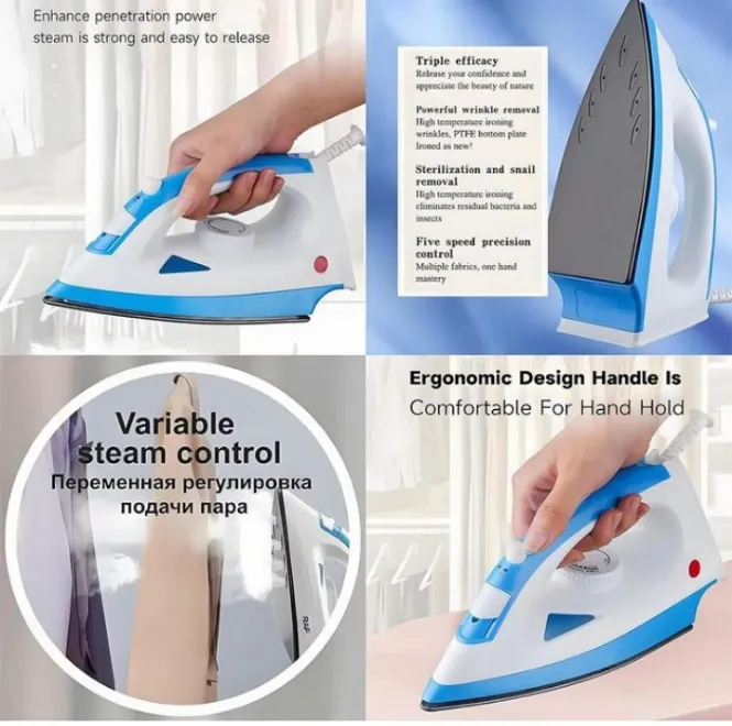 Handheld Smooth Gliding Steam Iron 1